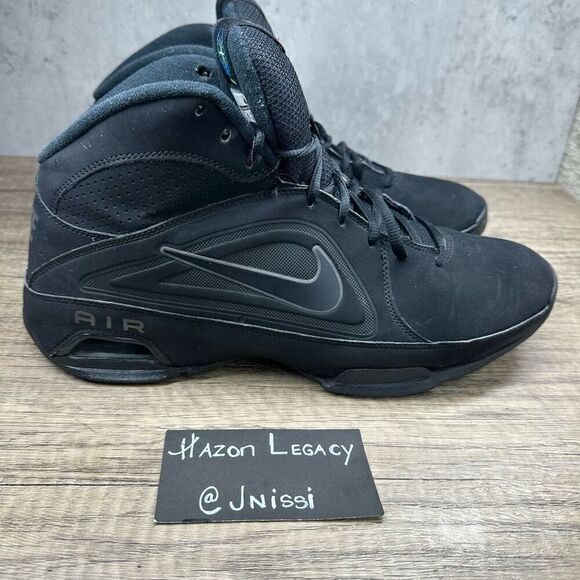 Nike~Men’s~Air Visi Pro 3 Black Basketball Shoes Lace Up Mid Top Size 11.5 main image 7